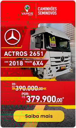 Mercedes-Benz | Actros 2651 - Ano 2018 - Tração 6X4