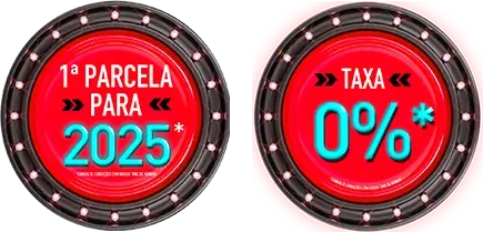 1º Parcela para 2025* | Taxa 0%*